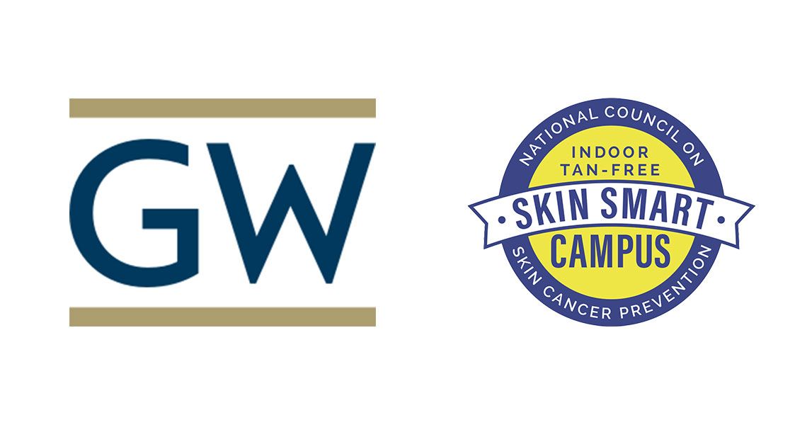The GW and Skin Smart Campus logos