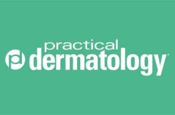 Practical Dermatology logo on a green background